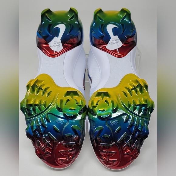 Nike Force Trout 9 Pro MCS Rainbow Baseball Cleats FB2908-106 Men Size 11.5 New - Picture 6 of 10